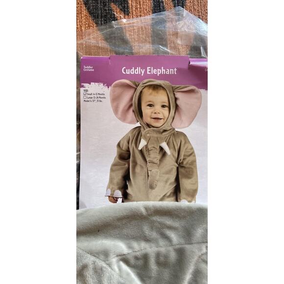 Baby Halloween Costume | Cuddly Elephant 6-12 Months | NEW - Picture 2 of 2